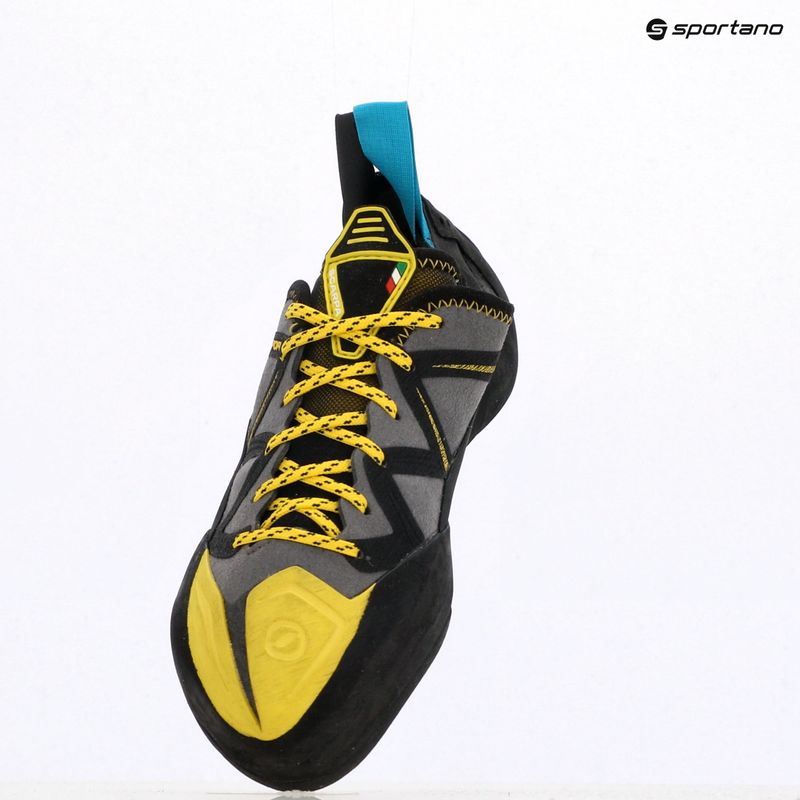 Kletterschuhe SCARPA Vapor smoke / yellow 9