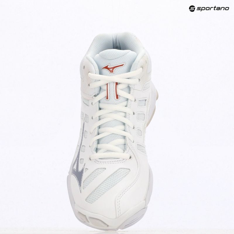 Volleyballschuhe Damen Mizuno Wave Voltage 2 Mid white/aleutian/cloud pink 9