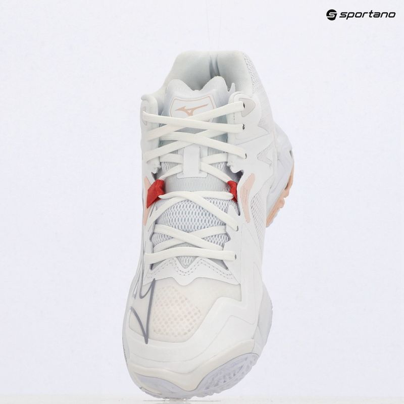 Volleyballschuhe Damen Mizuno Wave Lightning Z8 Mid white/aleutian/cloud pink 12