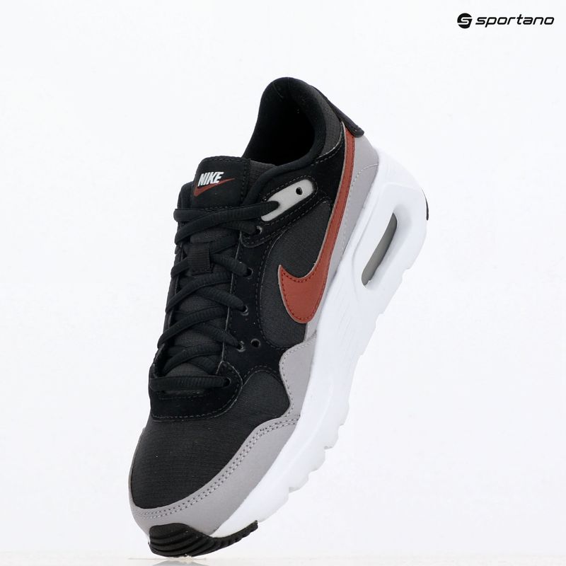 Nike Air Max SC Kinderschuhe schwarz/ dunkel pony/ zement grau 8