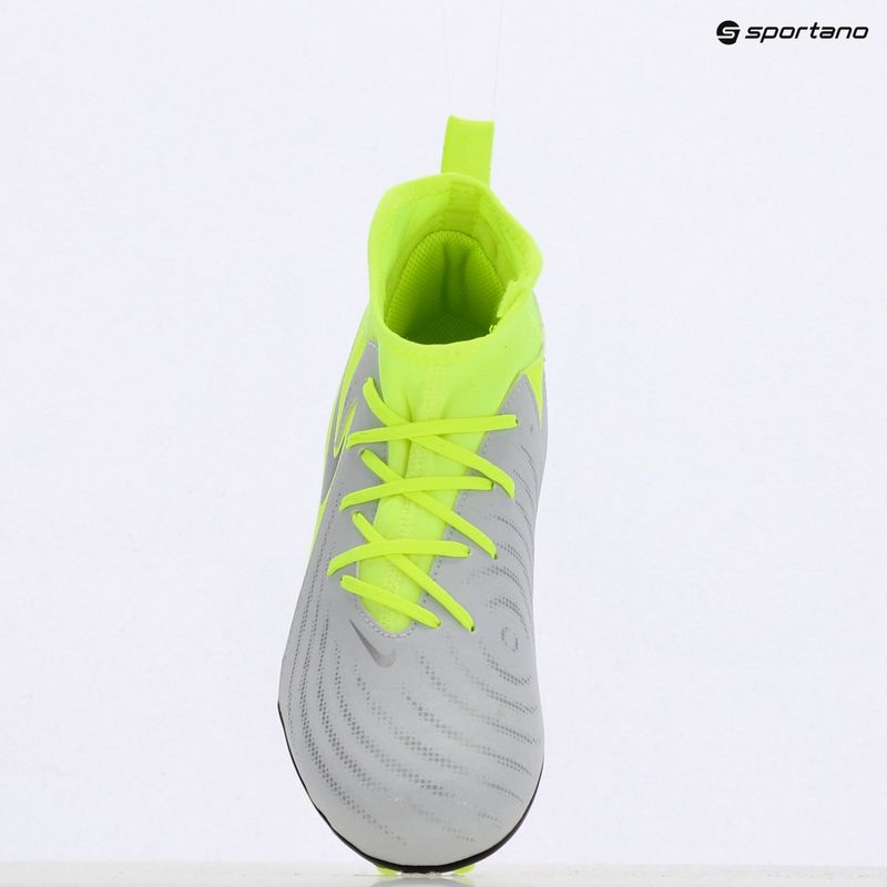 Fußballschuhe Kinder Nike Phantom Luna 2 Academy AG Jr metallic silver/black/volt 9