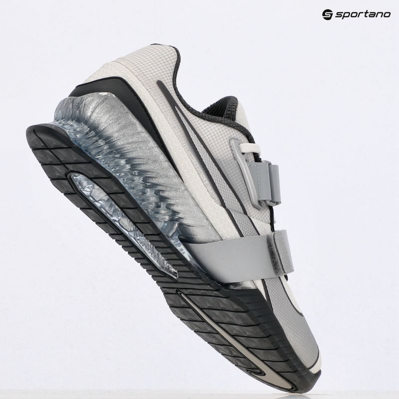 Gewichtheber-Schuhe Nike Romaleos 4 SE white/metallic silver/anthracite wolf grey 9