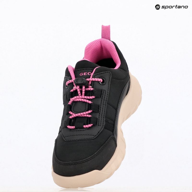 Schuhe Kinder Geox Simbyos ABX black/fuchsia 15