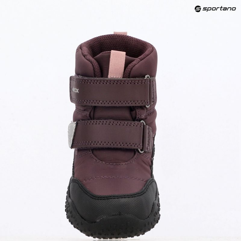 Schneeschuhe Kinder Geox Baltic ABX dark burgundy/black 16