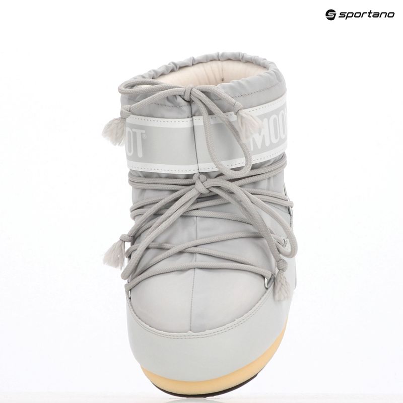 Schneeschuhe Damen Moon Boot Icon Low Nylon glacier grey 9