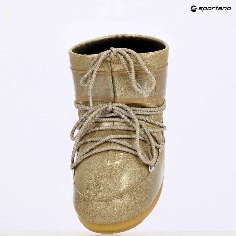 Schneeschuhe Damen Moon Boot Icon Low Glitter gold 9