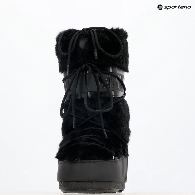 Schneeschuhe Moon Boot Icon Faux Fur black 9