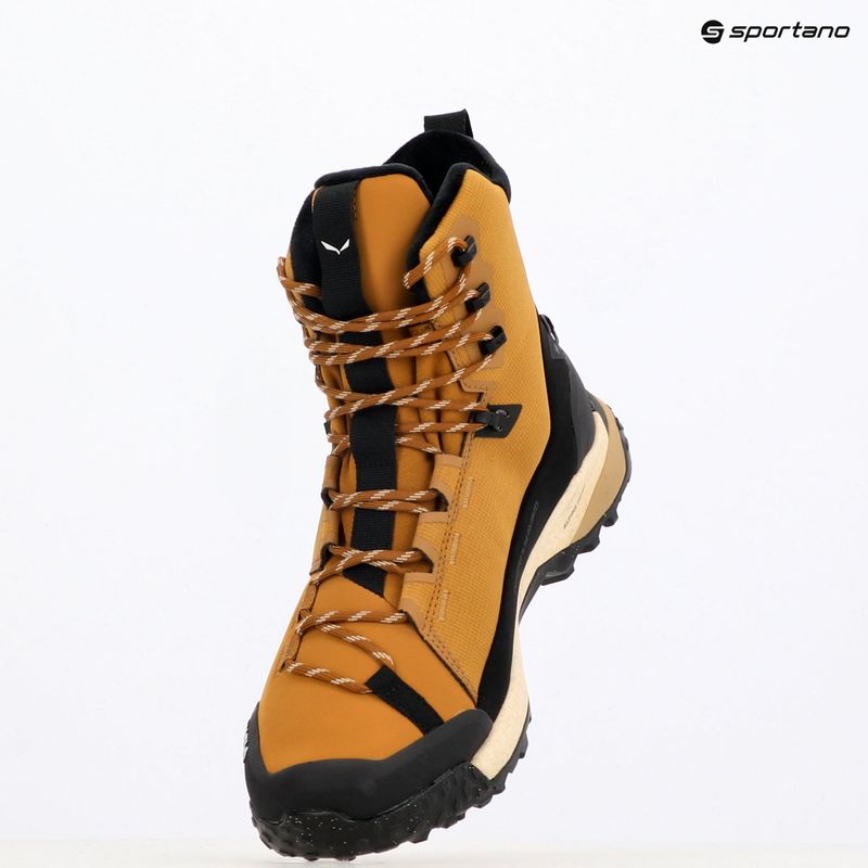Trekking Wander Schuhe Herren Salewa Puez Winter Mid Ptx golden brown / black 11