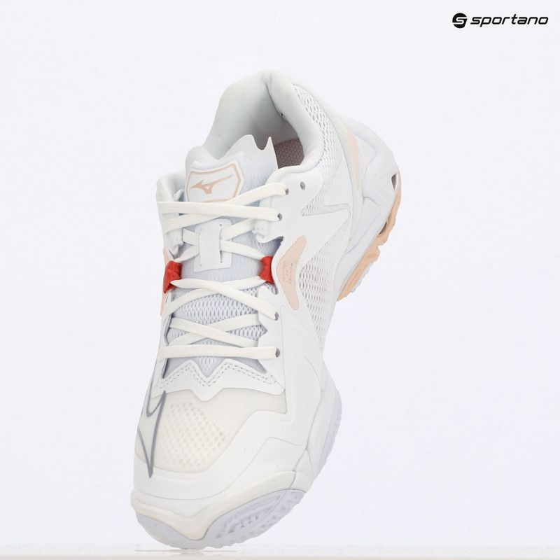 Volleyballschuhe Damen Mizuno Wave Lightning Z8 white/aleutian/cloud pink 9