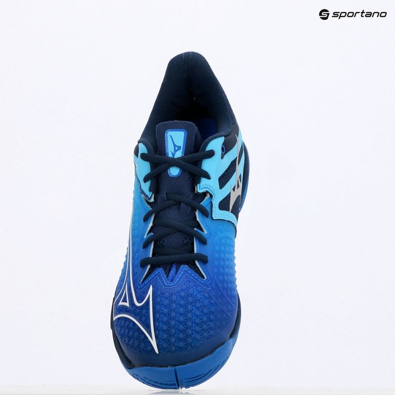 Tennisschuhe Herren Mizuno Wave Exceed Tour 6 AC mugen blue/white/Jogginghoses blues 9