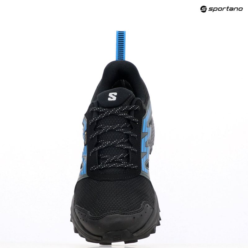 Laufschuhe Herren Salomon Wander GTX black/darkest spruce/ibiza blue 11