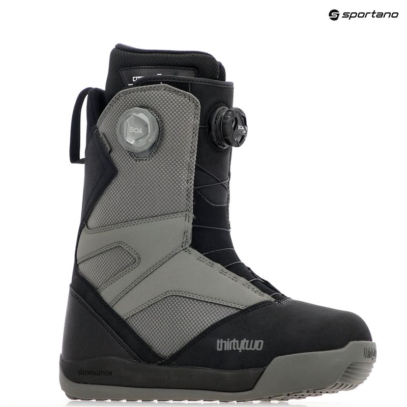 Snowboardschuhe Herren ThirtyTwo Stw Double Boa '24 black/charcoal 7