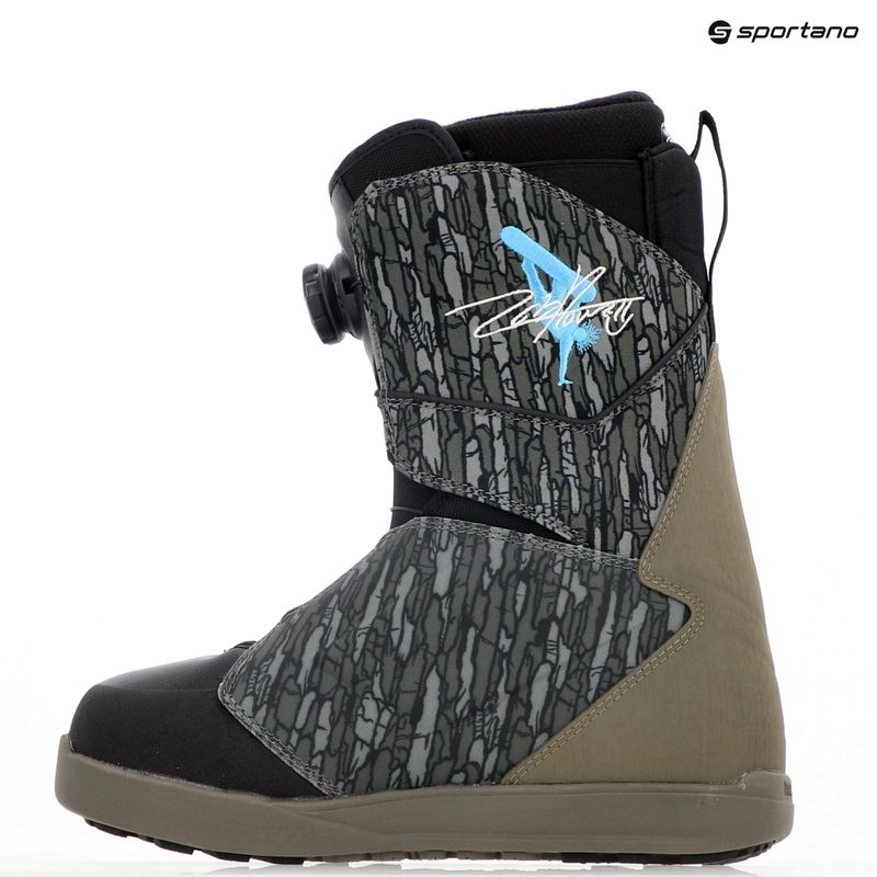 Snowboardschuhe Herren ThirtyTwo Lashed Double Boa Powell '24 olive/grey/black 7