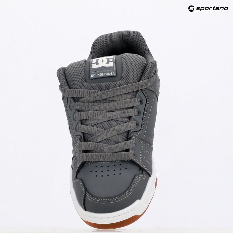 Schuhe Herren DC Stag grey / gum 15