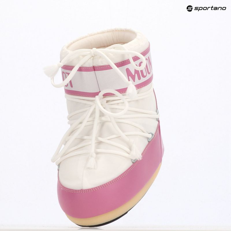 Schneeschuhe Damen Moon Boot Icon Low Nylon pink/white 13