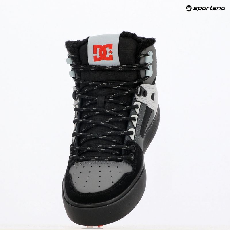 Schuhe Herren DC Pure High-Top grey / black / red 9