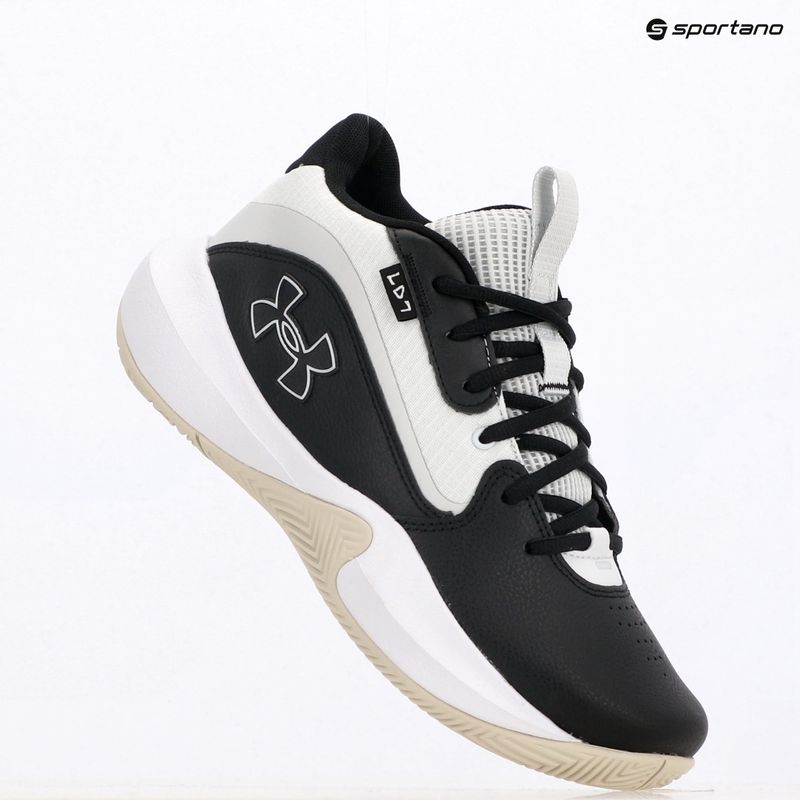 Under Armour Lockdown 7 schwarz/silt/distant grau Basketballschuhe 9