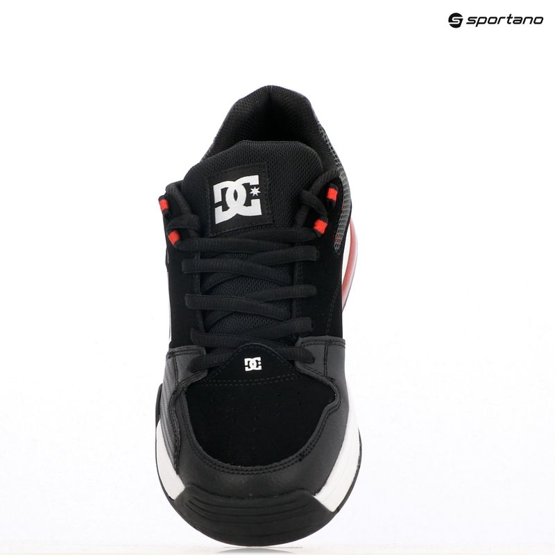 DC Versatile Herrenschuhe schwarz / weiß / sportlich rot 14