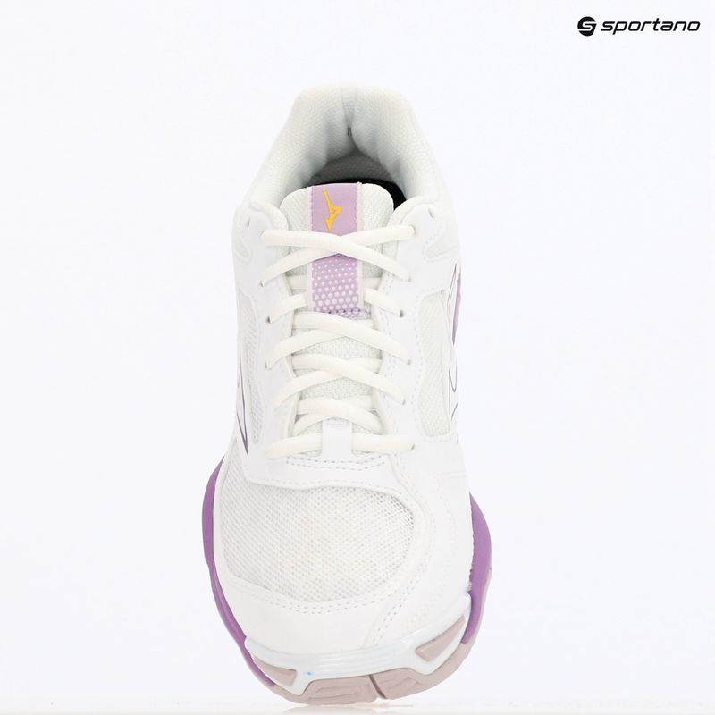 Damen-Handballschuhe Mizuno Wave Phantom 3 weiß/violett/quince 9
