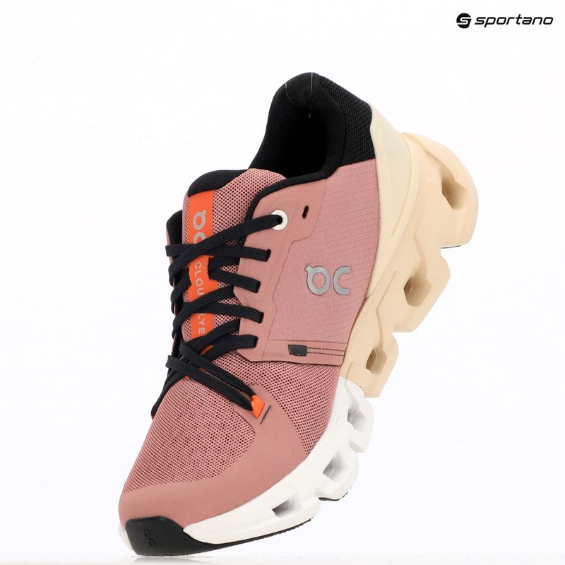 Laufschuhe Damen On Running Cloudflyer 4 dustRosa/sand 9