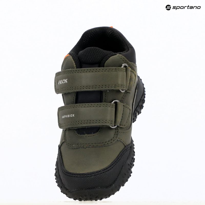 Schuhe Kinder Geox Baltic ABX dark green/orange 9