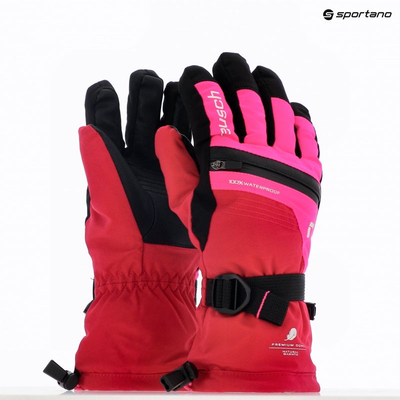 Skihandschuhe Kinder Reusch Lando R-TEX XT cerise/pink glo 8
