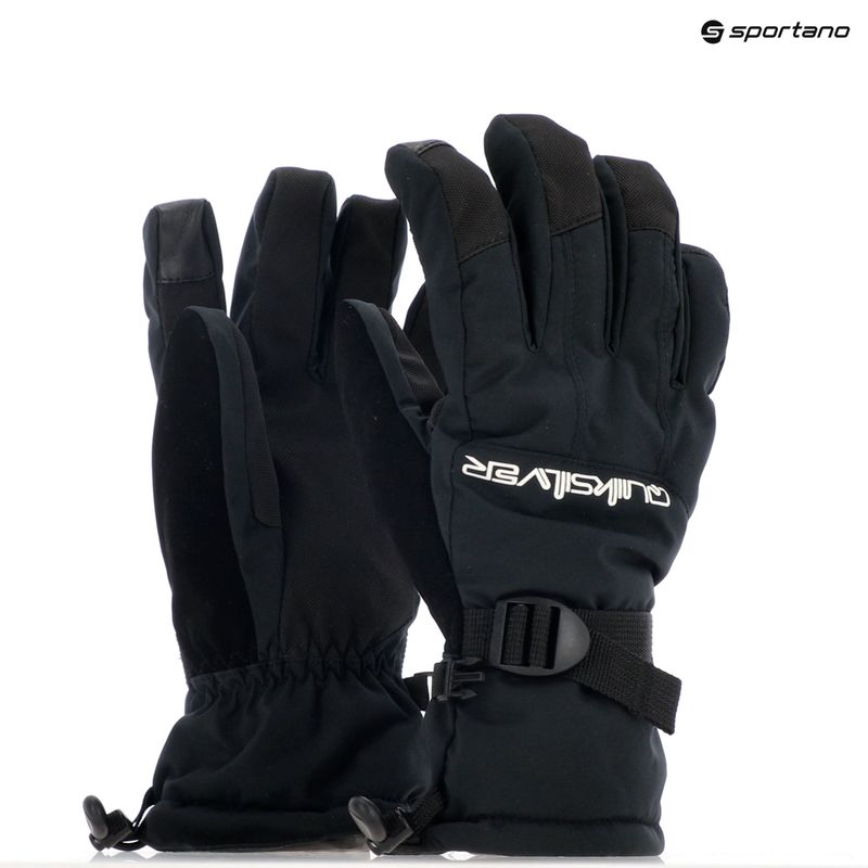 Snowboardhandschuhe Herren Quiksilver Mission true black 9