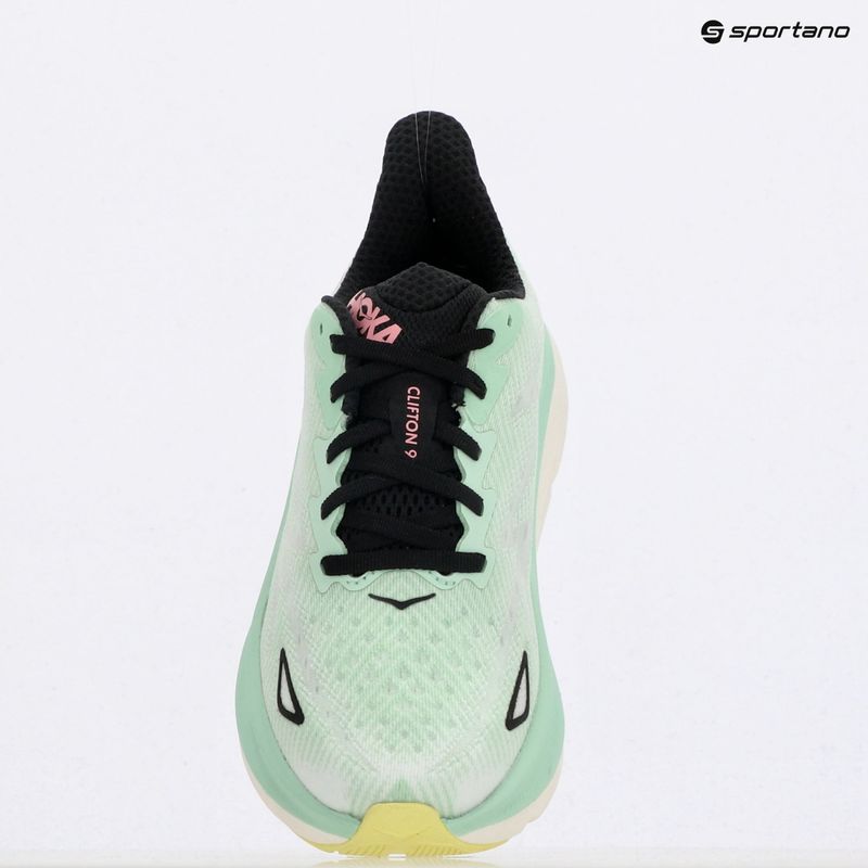 Laufschuhe Herren Damen HOKA Clifton 9 mint fluorite/snow melt 9