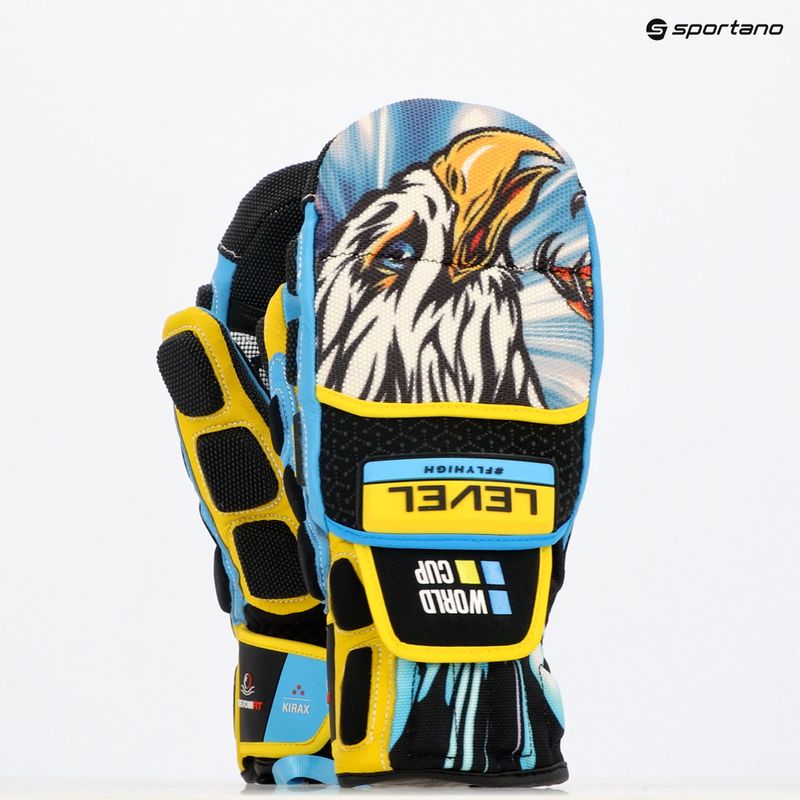Skihandschuhe Level Worldcup CF Mitt yellow/blue 8