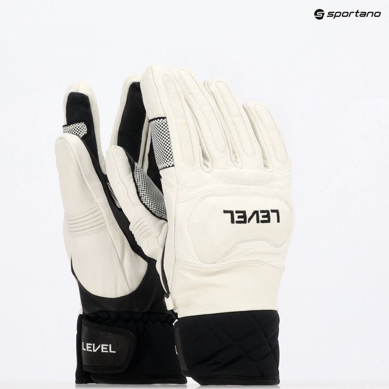 Skihandschuhe Level Race black/white 10