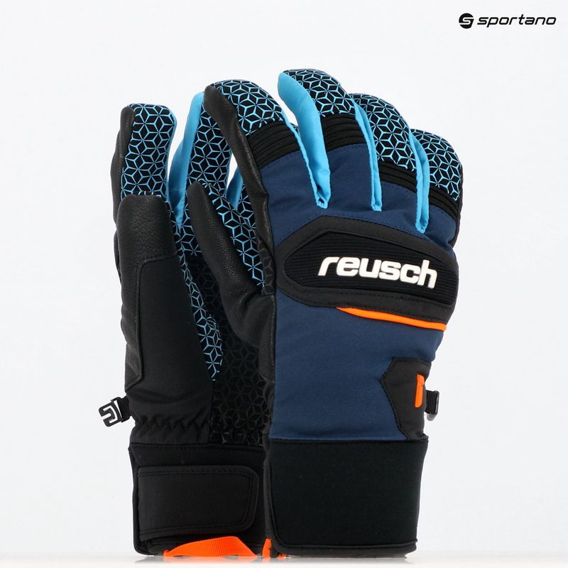 Skihandschuhe Reusch Dragon R-Tex XT Jogginghoses blue/orange popsicl 12