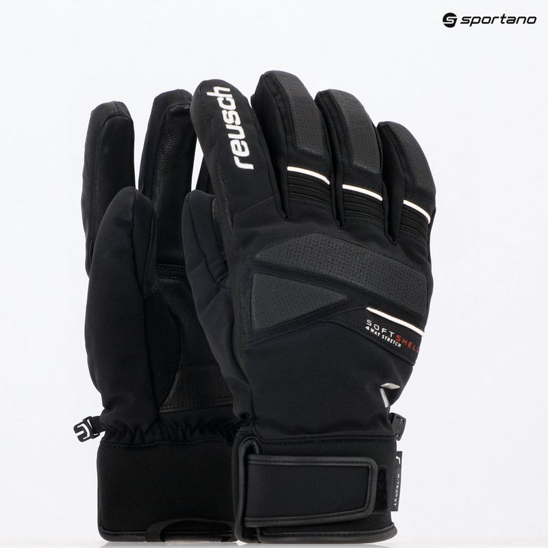 Skihandschuhe Reusch Thunder R-Tex XT black/white 11