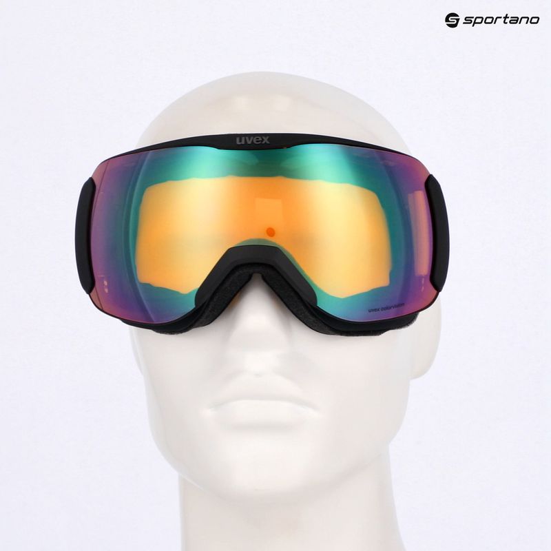 Skibrille UVEX Downhill 2100 CV black matt/mirror opal yellow 7