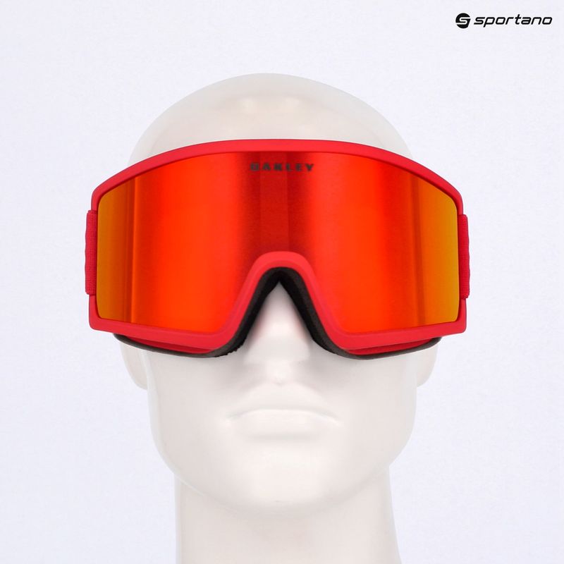 Skibrille Oakley Target Line M redline/fire iridium 10