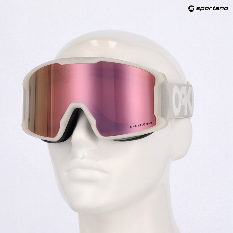 Skibrille Oakley Line Miner M matte b1b cool grey/prizm rose gold iridium 6