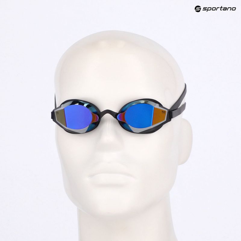 TYR Stealth-X Performance Mirrored lila/schwarz Schwimmbrille 6