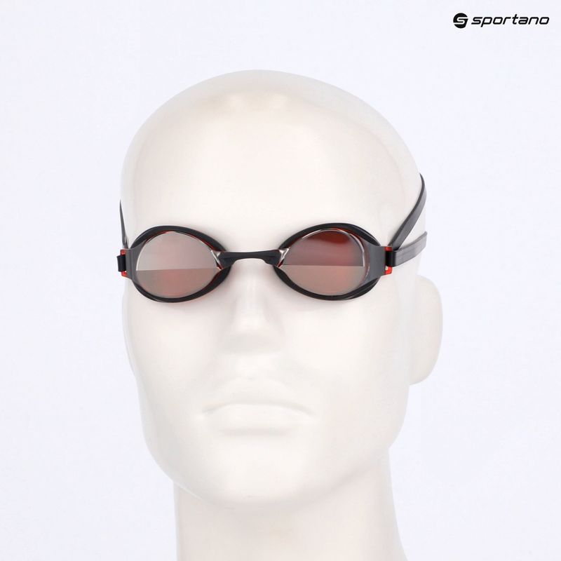 Schwimmbrille SWANS Ignition-M red/ silver 6