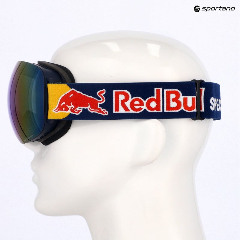 Skibrille Red Bull SPECT Bent blue/ice blue snow/smoke with blue mirror 7
