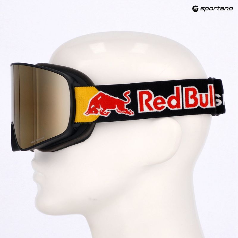 Skibrille Red Bull SPECT Rush black/gold snow - orange with gold mirror 6