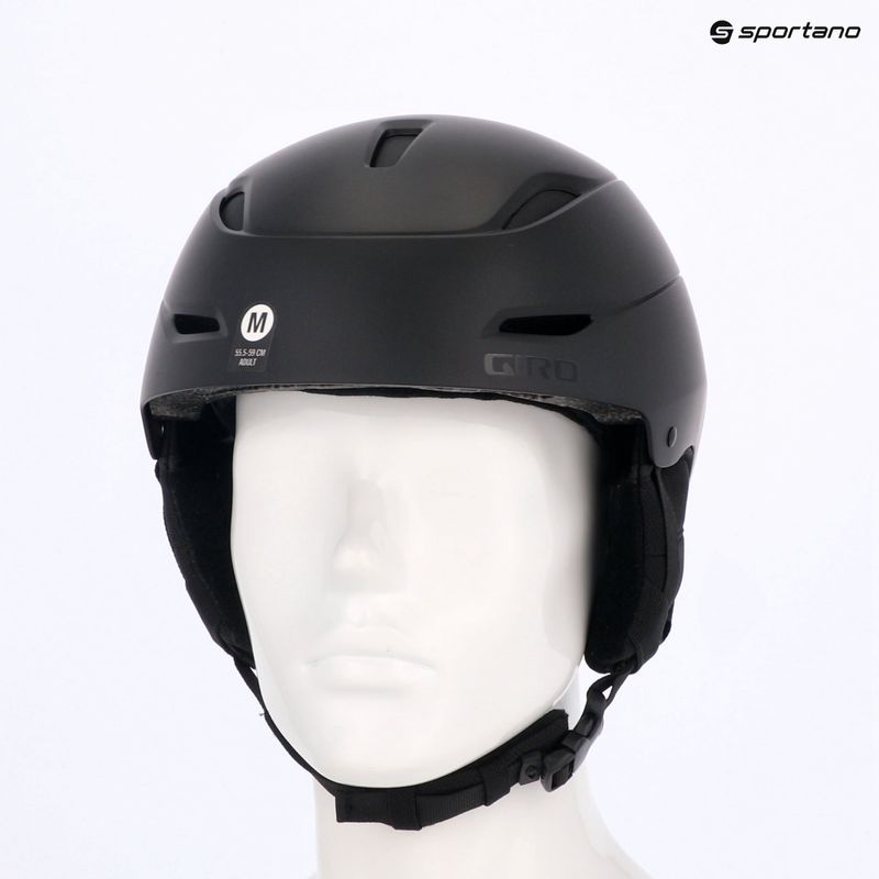 Giro Ratio Skihelm mattschwarz 7