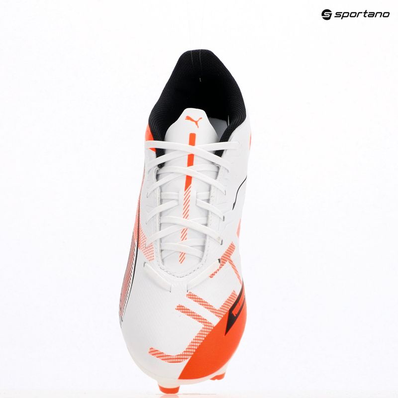 Fußballschuhe PUMA Ultra 5 Play FG/AG puma white/puma black/glowing red 9