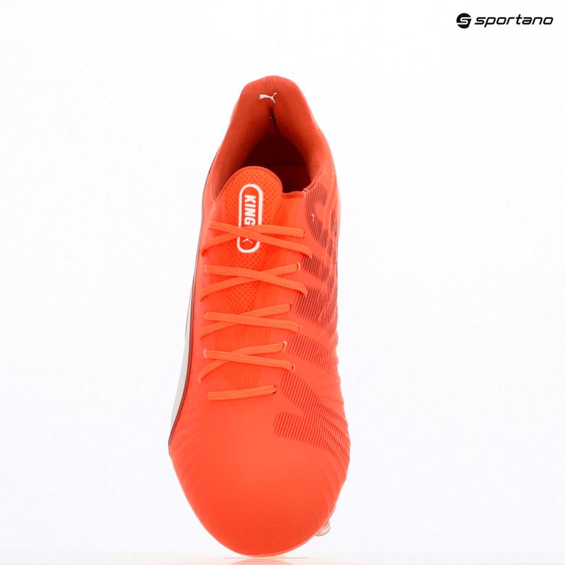 Fußballschuhe Herren PUMA King Ultimate FG/AG glowing red/puma white/red fire 9