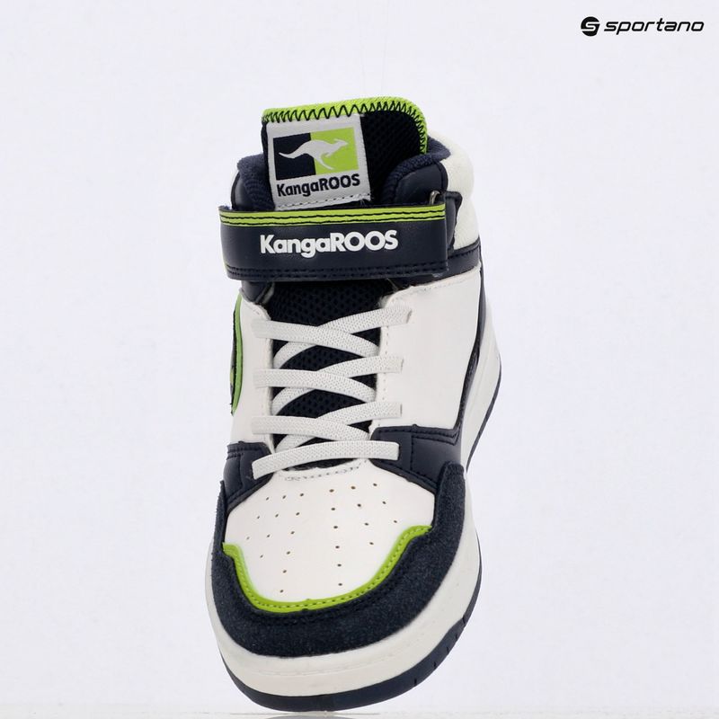 Kinderschuhe KangaROOS K-CP Dunkin Mid EV dark navy/lime 9