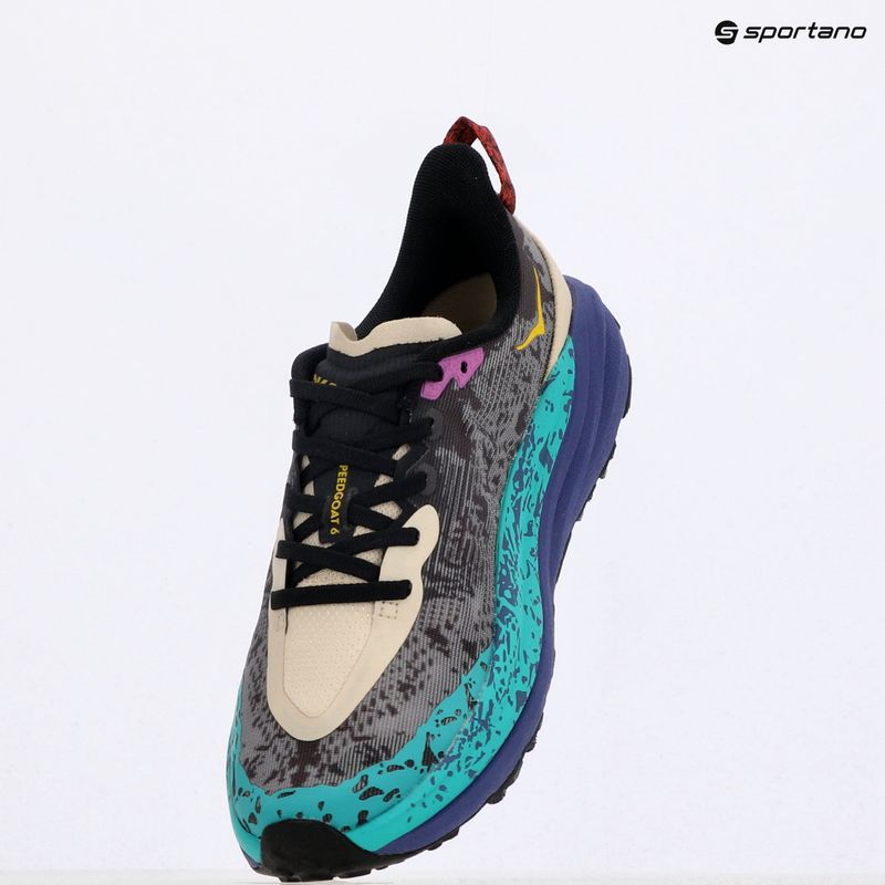 Laufschuhe Herren HOKA Speedgoat 6 oatmeal/mountain iris 10