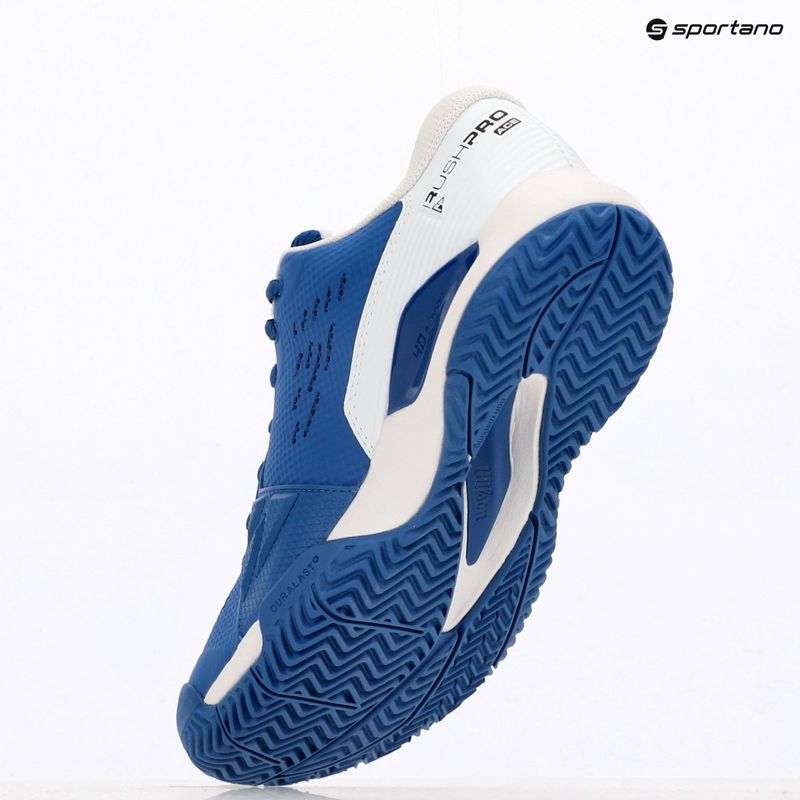 Tennisschuhe Herren Wilson Rush Pro Ace deja vu blue/ white/ black 10