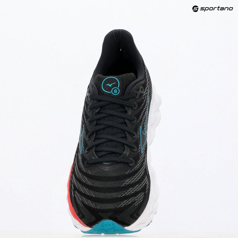 Laufschuhe Herren Mizuno Wave Sky 8 black/black/ enamel blue 11