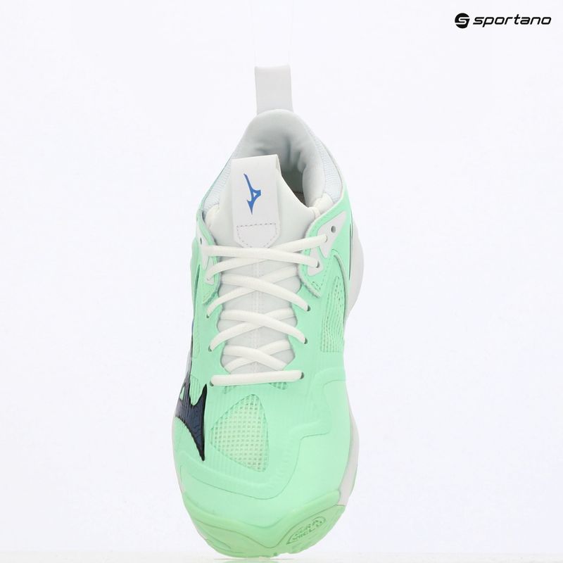 Volleyballschuhe Mizuno Wave Momentum 3 neo mint/black/frontier blue 9