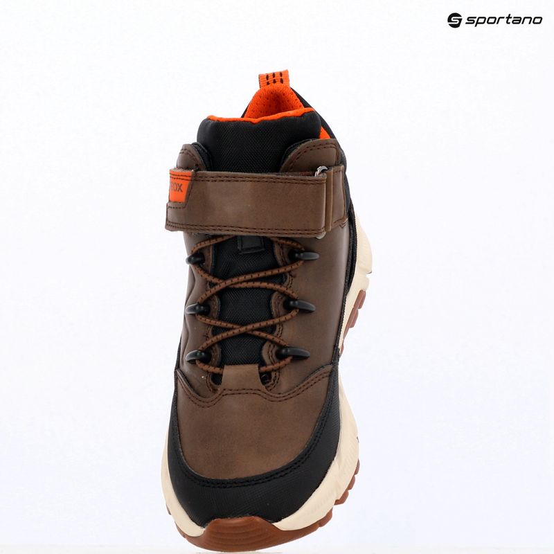 Kinderschuhe Geox Flexyper Plus brown cotto / black 18