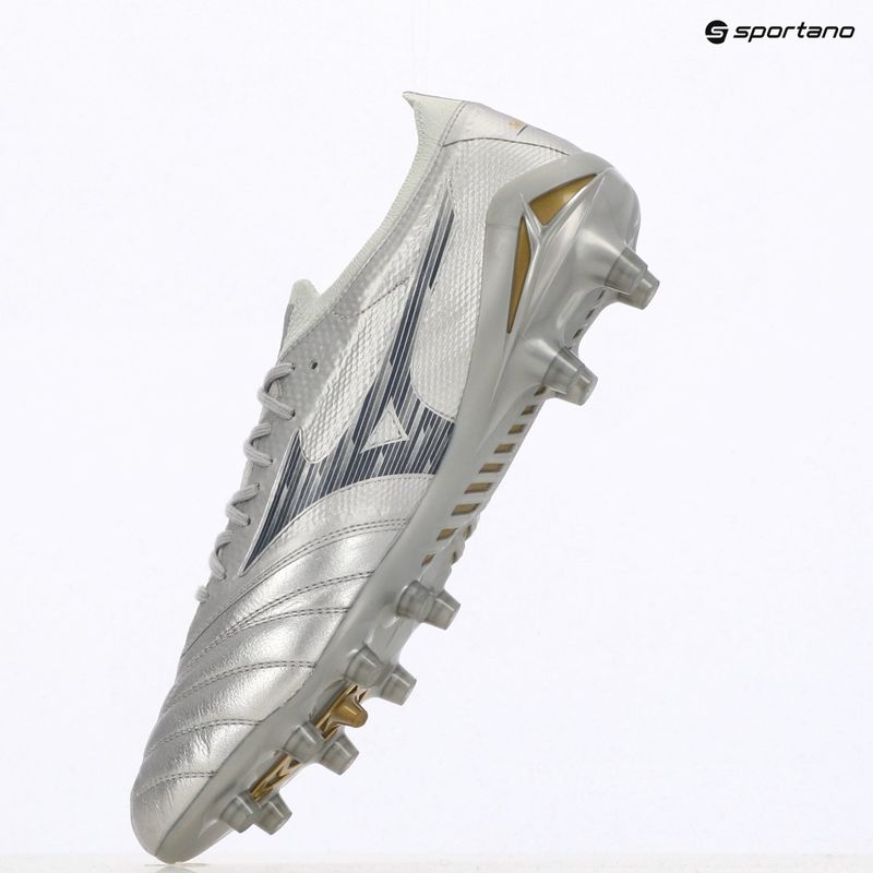 Fußballschuhe Herren Mizuno Morelia Neo IV β Elite Md galaxy silver/8605C/Cool gray 3c 9