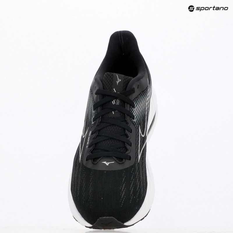 Laufschuhe Herren Mizuno Wave Inspire 21 black/silver/metallic gray 9